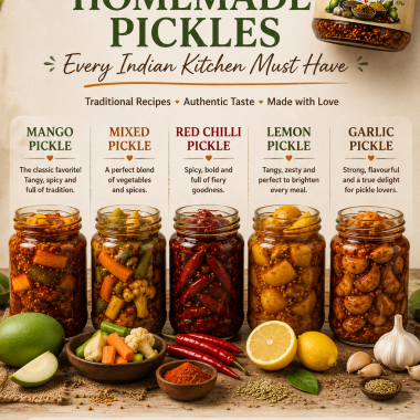 Top 5 Homemade Pickles Every Indian Kitchen Must Have